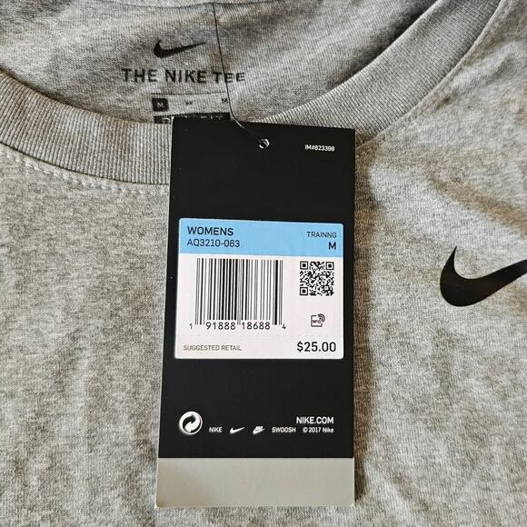 Nike Women's Legend Training T-Shirt dark heather grey sz medium - Picture 4 of 6